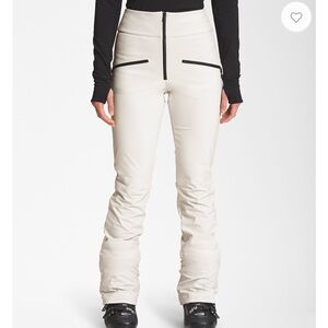 The North Face women’s softshell pant - fitted, flare leg, size 2, white NWT